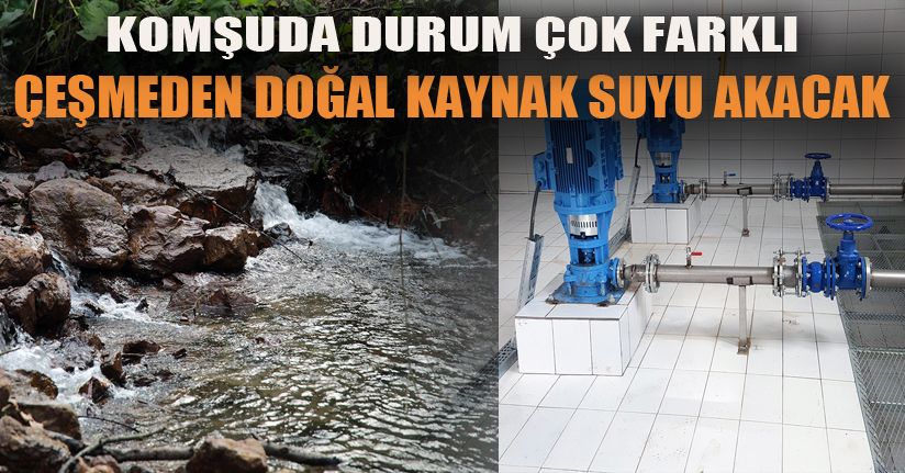 Hendek’in iki mahallesi doğal kaynak suyuyla buluştu