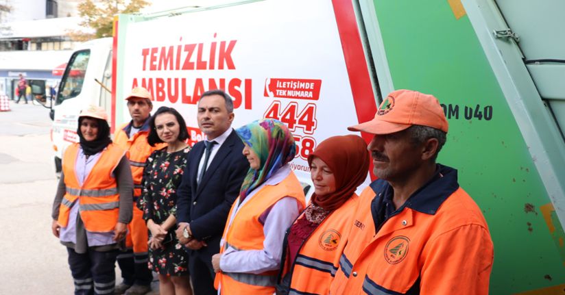 Bolu belediyesinden çöp sorununa ‘Temizlik ambulansı’ çözümü