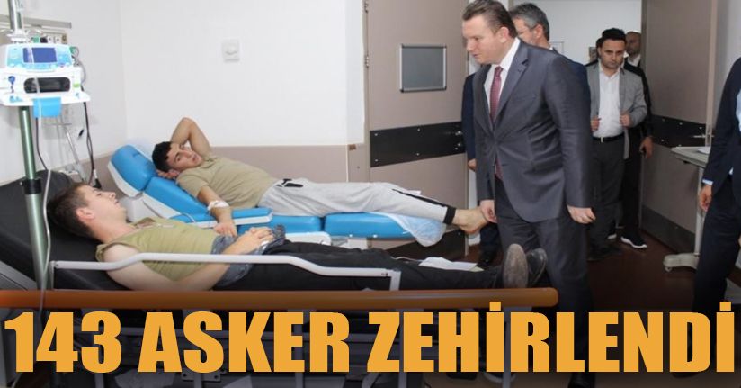 Sakarya’da 143 asker zehirlenme şüphesiyle hastaneye kaldırıldı