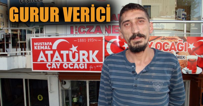 Çay ocağının ismini Mustafa Kemal Atatürk koydu