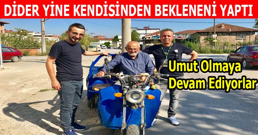 DİDER Kermes Geliriyle Yaşlı Amcanın Umudu Oldu