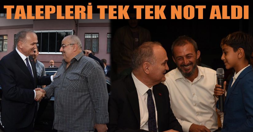 Başkan Şerefiye ve Azmimilli'de Vatandaşla Buluştu