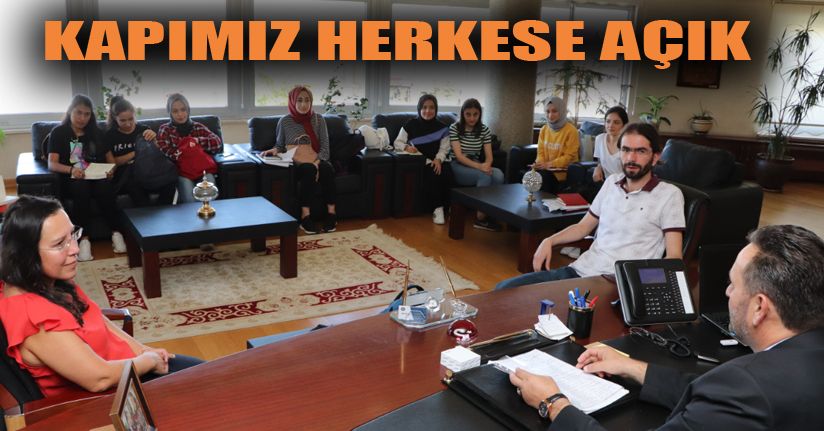 Başkan Yanmaz “Kapım herkese açık”