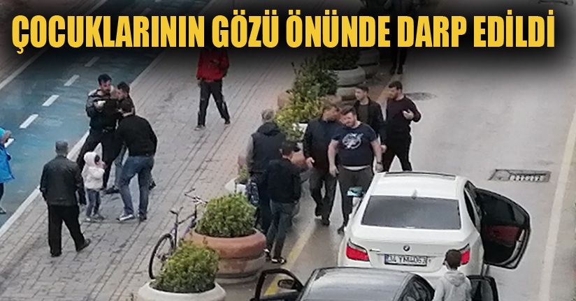 Yol verme kavgasında darp edildi