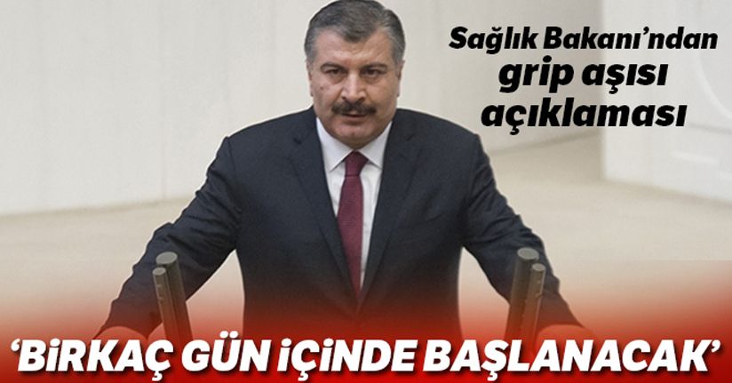 Sağlık Bakanı Koca: 'Grip tedavisinde antibiyotiklerin etkisi yoktur'