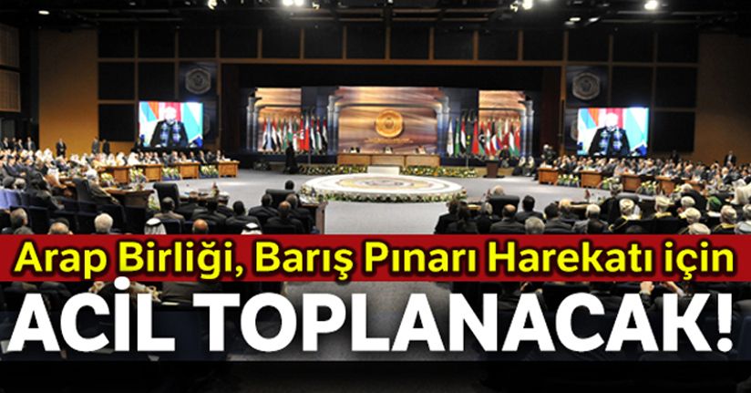 Arap Birliği, Barış Pınarı Harekatı için acil olarak toplanacak