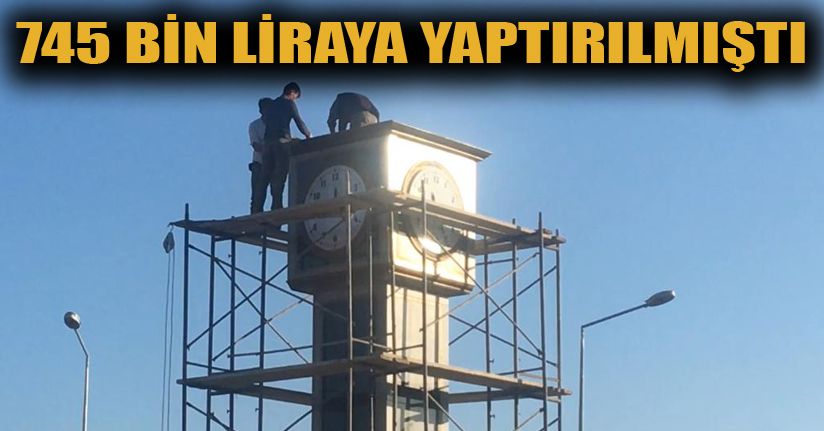 Saat Kulesinin Yıkımına Başlandı