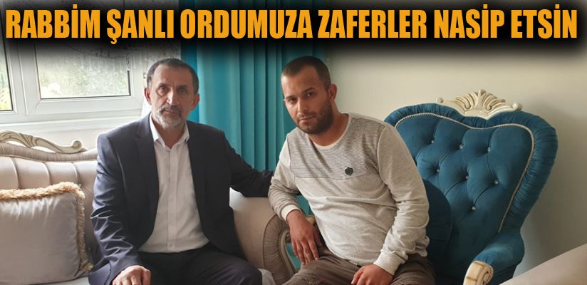 Barış Pınarı gazisine ziyaret