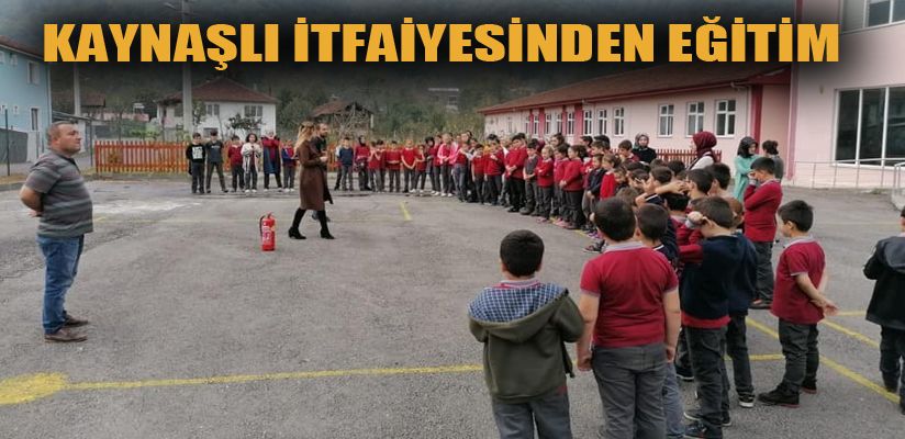 Öğrencilere yangın ve deprem tatbikatı