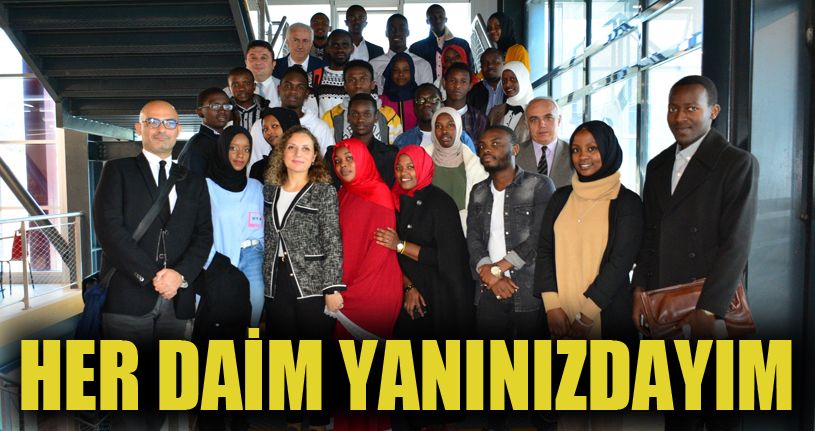 Rektör Çakar, Ruandalı öğrencilerle buluştu