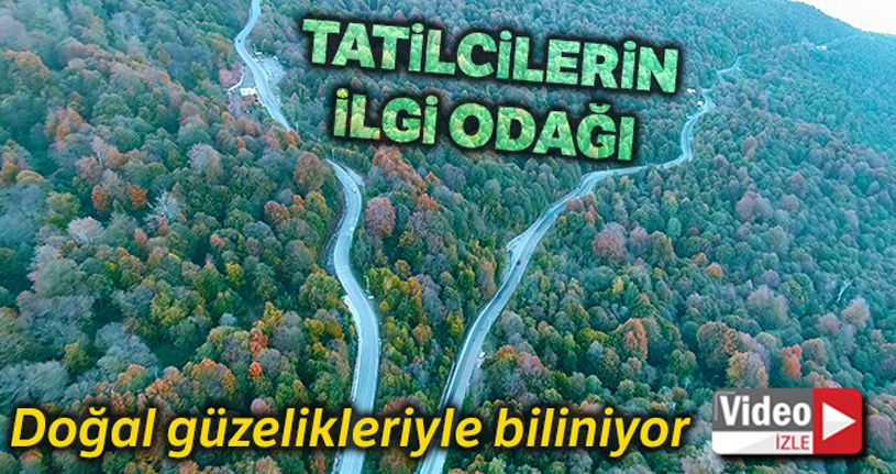Doğal güzellikleri ile bilinen Maşukiye, sonbaharda tatilcilerin ilgi odağı oldu