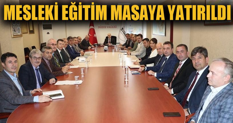 Mesleki ve teknik eğitimde iş birliği konuşuldu
