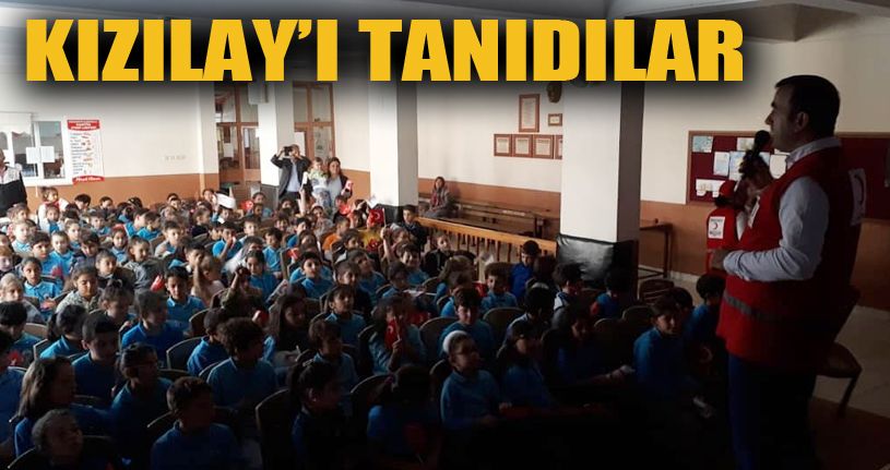 Akçakoca'da öğrencilere Kızılay anlatıldı