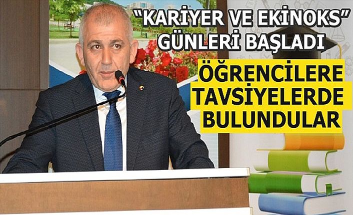 Tuncay Şahin'den Öğrencilere Tavsiyeler