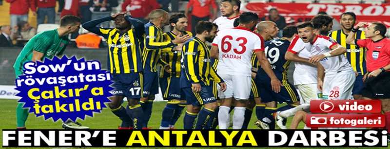 Antalyaspor 1 Fenerbahçe 0