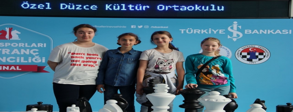 Kültür Ortaokulu satranç takımı Türkiye 8. oldu