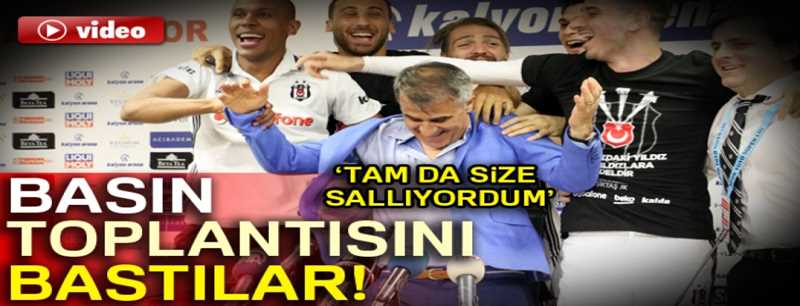 Beşiktaşlı oyunculardan Şenol Güneş'e sürpriz