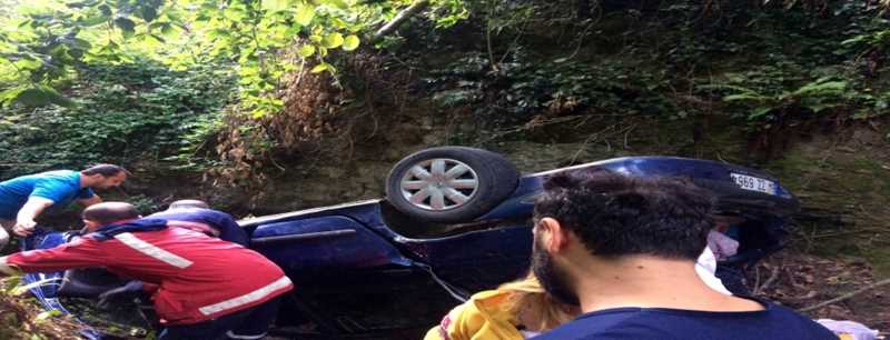 Zonguldak?ta trafik kazası: 1 ölü, 2 yaralı