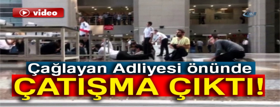 İstanbul Adalet Sarayında silahlı çatışma çıktı