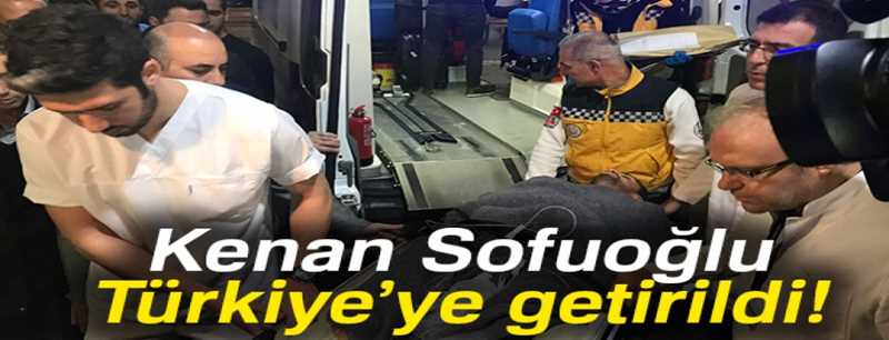 Kenan Sofuoğlu, ambulans uçakla İstanbul'a getirildi