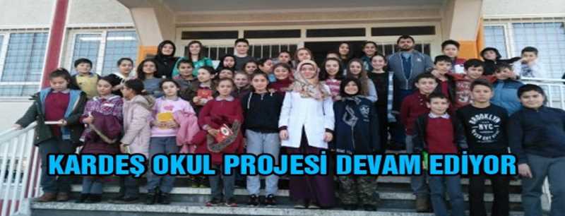Düzce'de Kardeş okul projesi devam ediyor