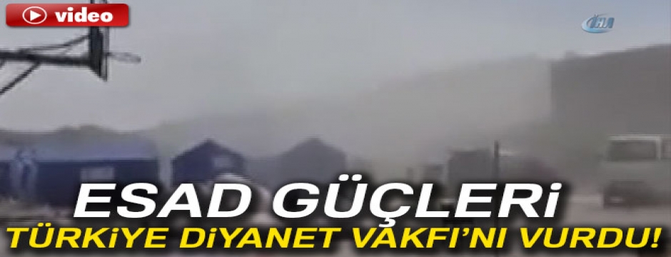 Esad güçleri Türkiye Diyanet Vakfı?nın Doğu Guta?daki barınma merkezini vurdu