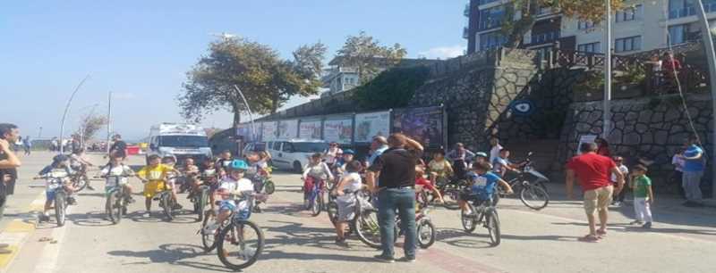 Akçakoca'da Bisiklet yarışları düzenlendi
