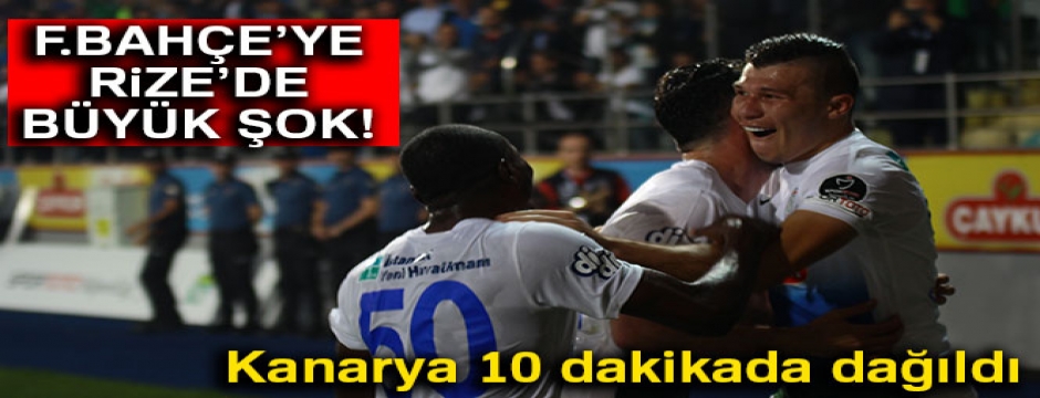 Çaykur Rizespor 3-0 Fenerbahçe