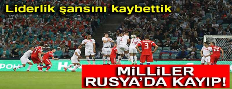 Rusya 2-0 Türkiye