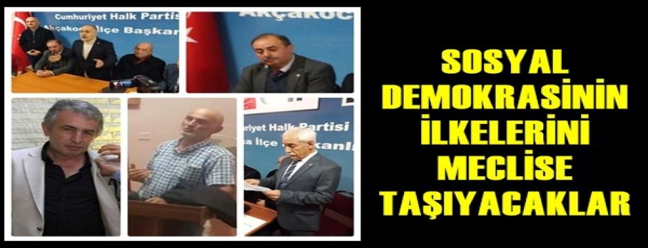 CHP'de Topaloğlu, Ustabaş, Akpınar ve Çetin aday adayı oldu...