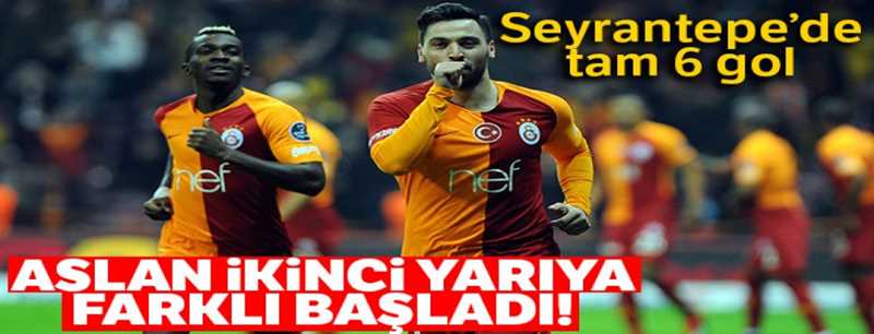 Galatasaray, Ankaragücü'nü 6 golle geçti 