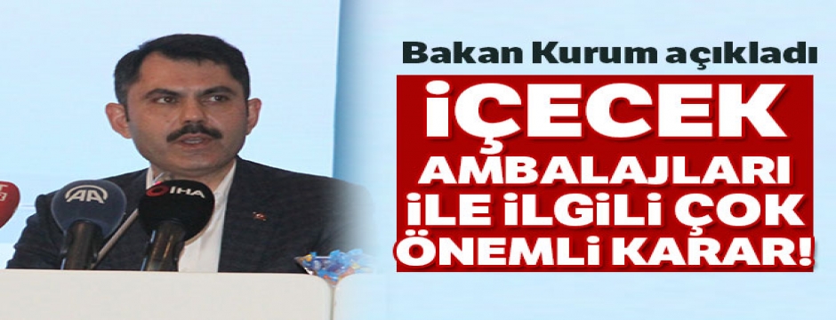 Bakan Kurum, 2023 Türkiye'si için önemli 24 maddeyi açıkladı