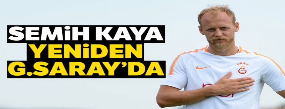 Galatasaray, Semih Kaya'yı KAP'a bildirdi