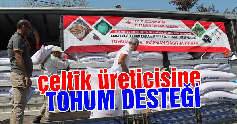 Sertifikalı çeltik tohumu dağıtıldı