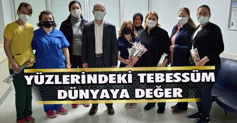 Yılmaz'dan Sağlık çalışanlarına anneler günü sürprizi
