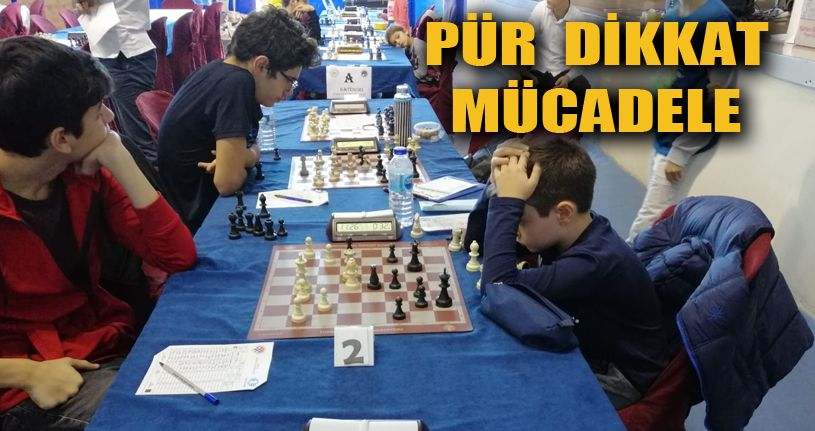 Atatürk satranç turnuvası heyecanı