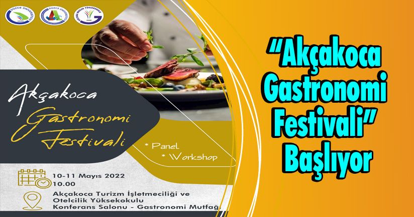 “Akçakoca Gastronomi Festivali” Başlıyor