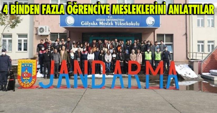 4 binden fazla öğrenciye mesleklerini anlattılar