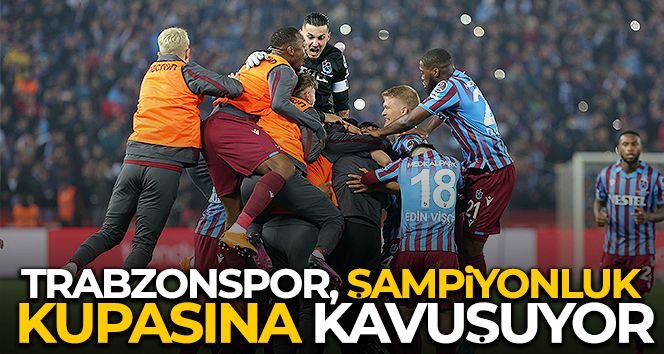 Trabzonspor, şampiyonluk kupasına kavuşuyor