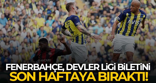 Karagümrük'ten Fenerbahçe'ye geçit yok!