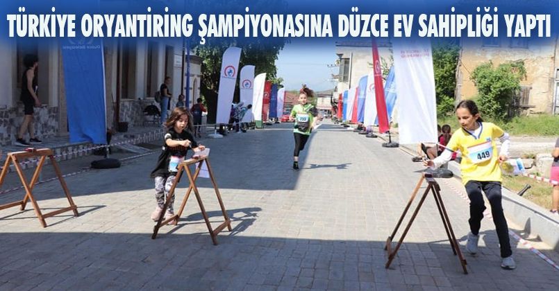 Türkiye Oryantiring Şampiyonasına Düzce Ev Sahipliği Yaptı