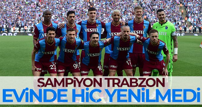 Trabzonspor, evinde yenilmeyen tek takım oldu