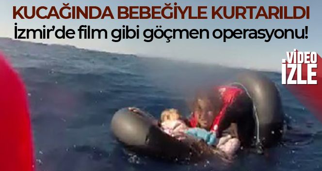 İzmir'deki film gibi göçmen operasyonu Sahil Güvenlik kamerasında