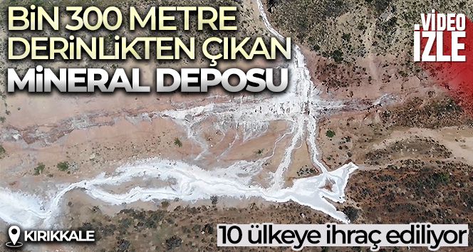 Mineral deposu Delice tuzu dünya sofralarında