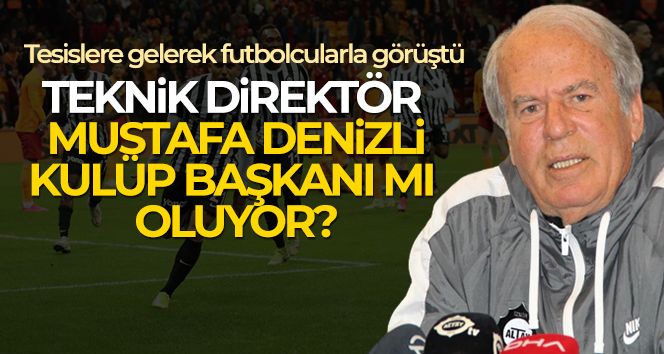 Mustafa Denizli, Altaylı futbolcularla görüştü