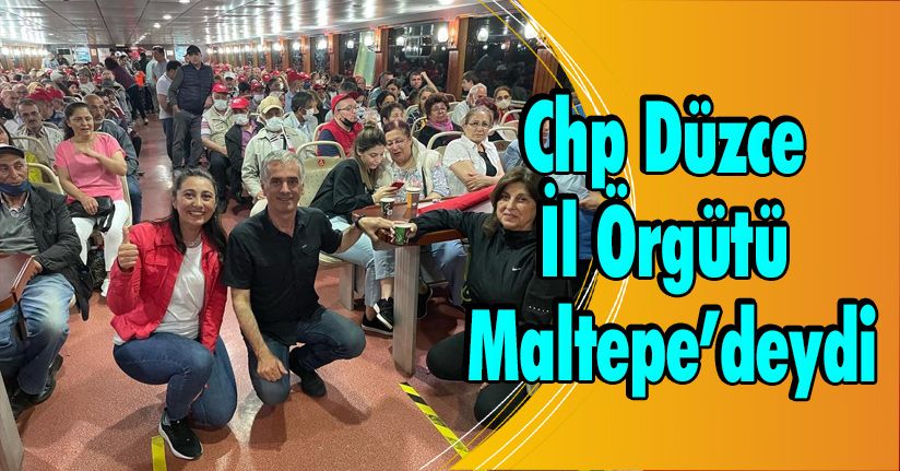 Chp Düzce İl Örgütü Maltepe’deydi