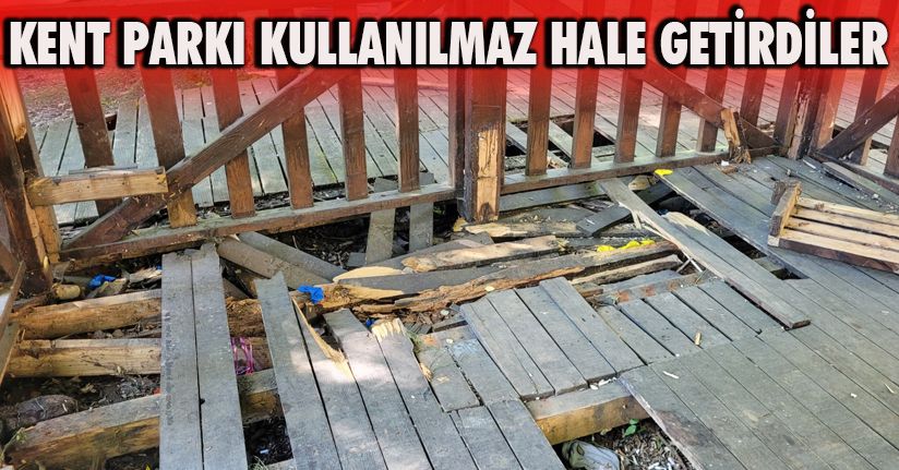 Şehir Magandaları Kırıyor Belediye Tamir Ediyor