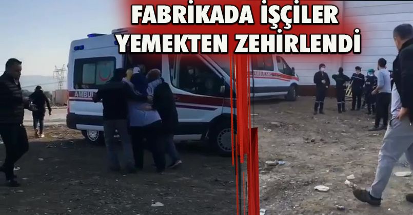 Fabrikada İşçiler Yemekten Zehirlendi