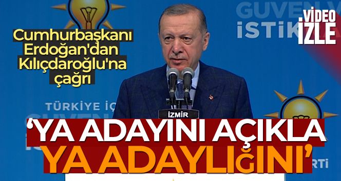 Cumhurbaşkanı Erdoğan'dan Kılıçdaroğlu'na çağrı!