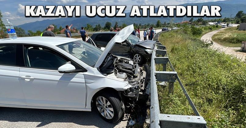 Bu araçlardan burunları bile kanamadan çıktılar